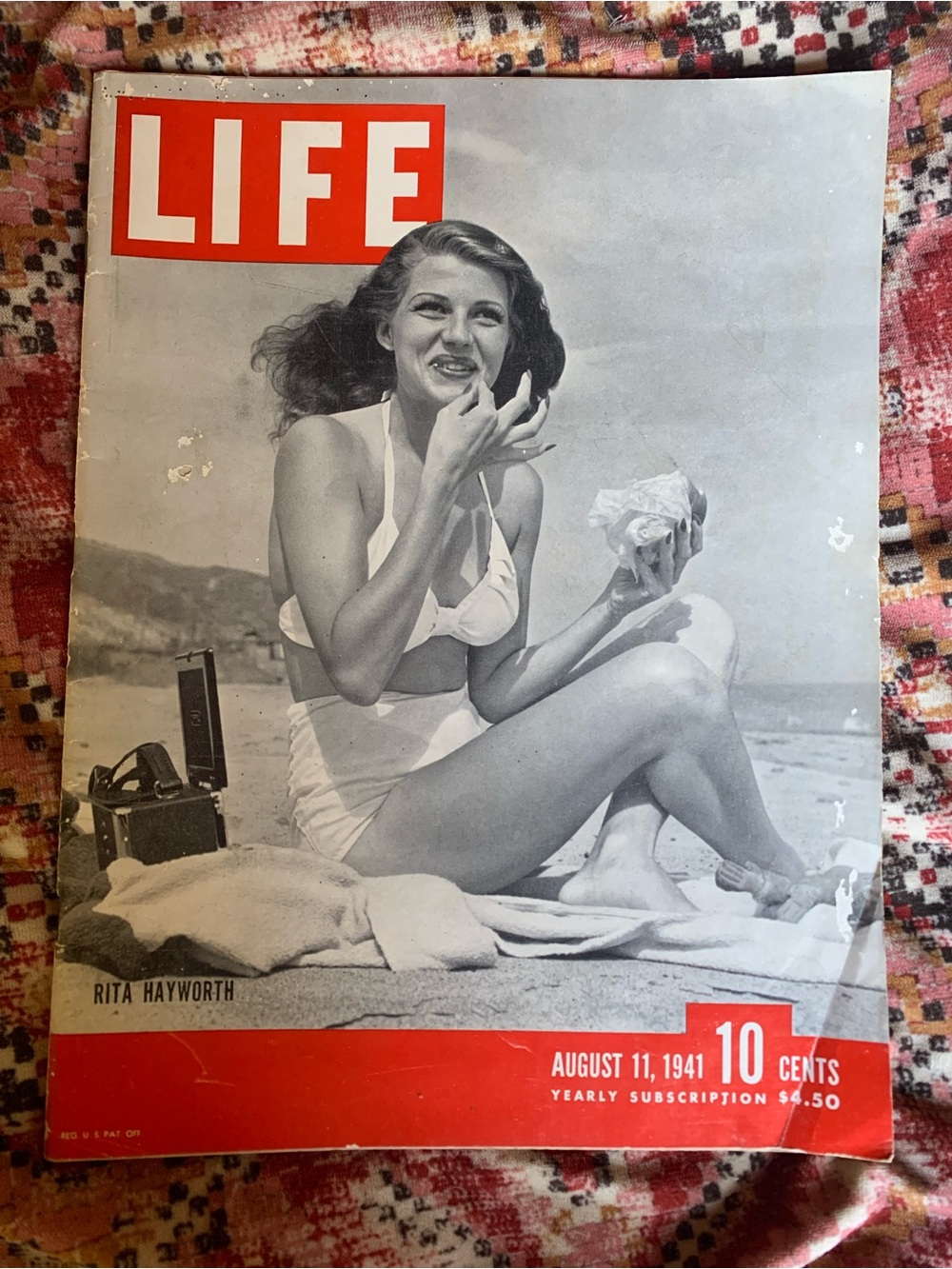 LIFE Magazine - August 11, 1941 - Rita Hayworth Cover